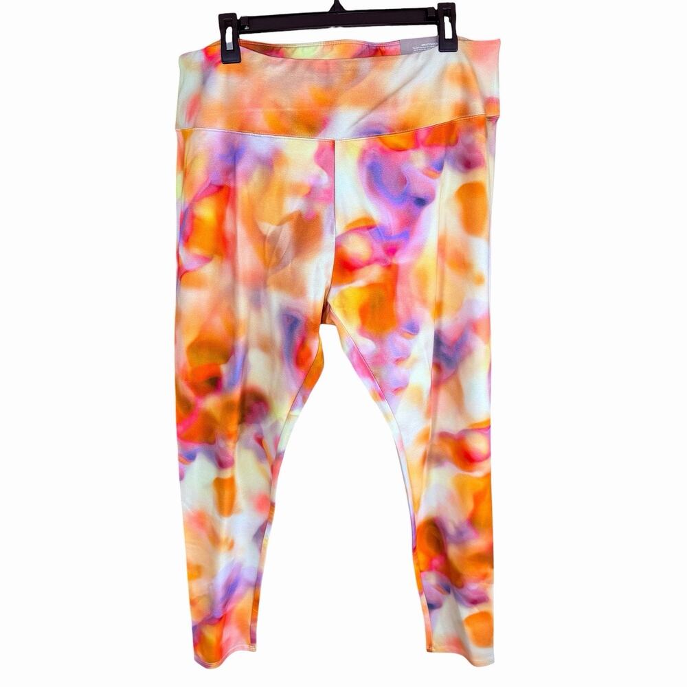 Soft Surroundings Womens Leggings Multicolor 1X Athleisure Maximalist Casual NWT
